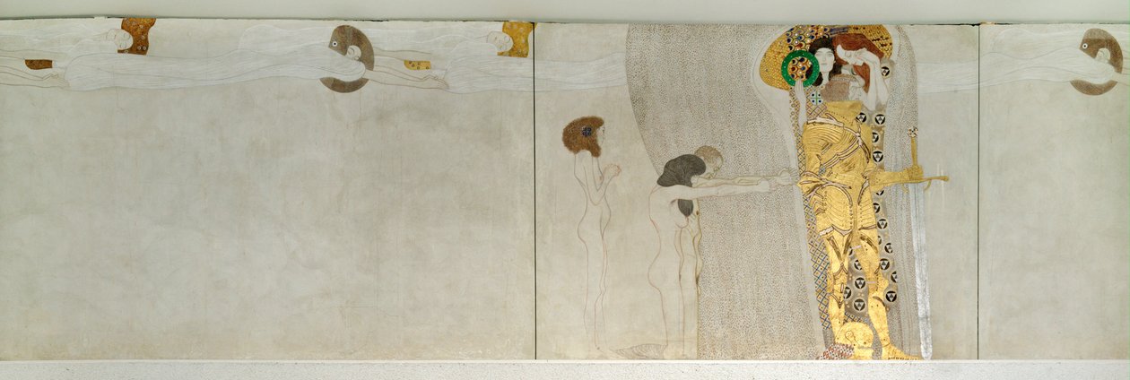 O Friso de Beethoven, pormenor de Gustav Klimt