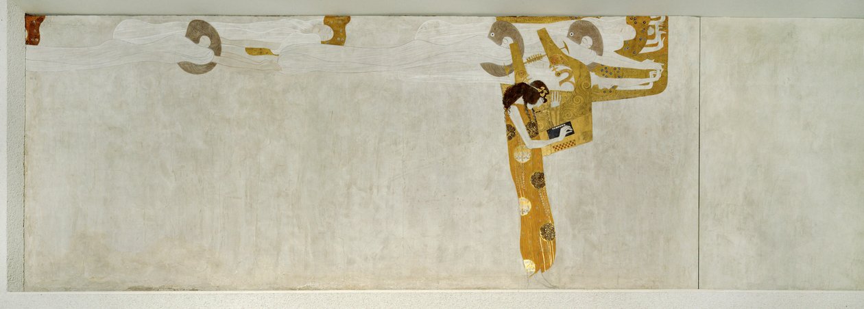 O Friso de Beethoven, pormenor de Gustav Klimt