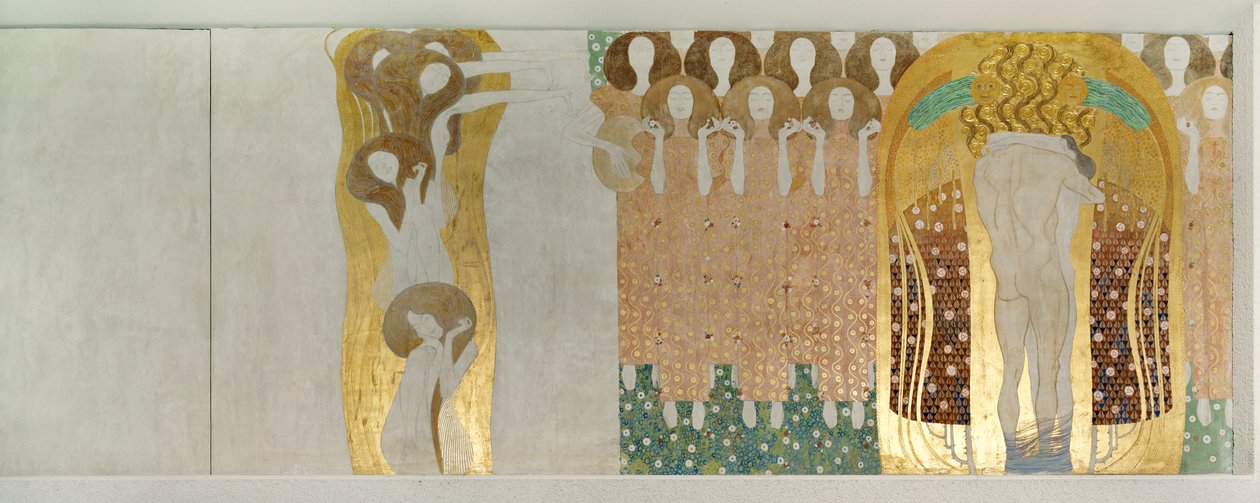 O Friso de Beethoven, pormenor de Gustav Klimt