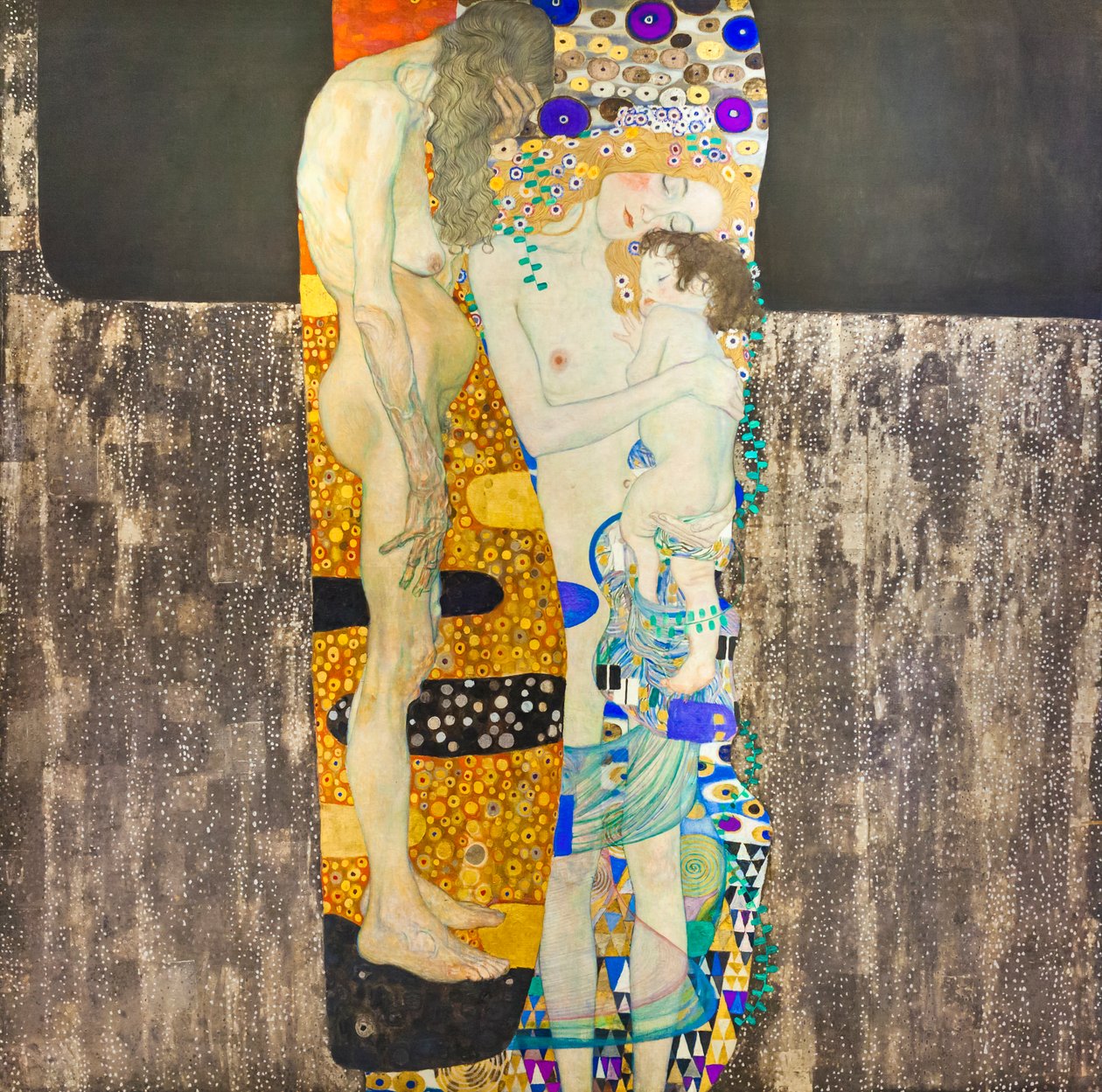 As três idades da mulher de Gustav Klimt
