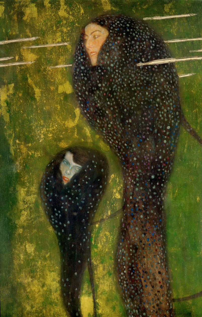 Ninfas de água - peixe prateado de Gustav Klimt