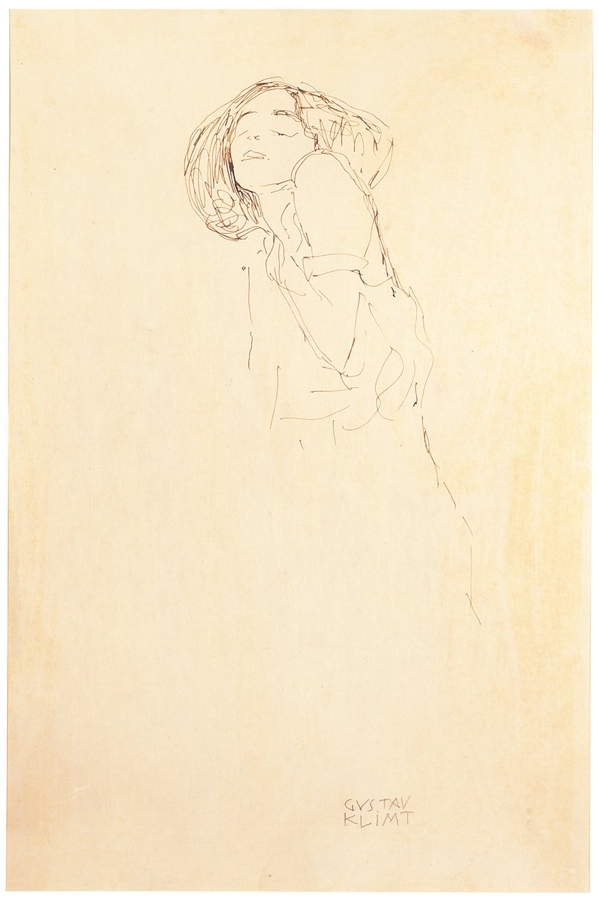 Mulher da esquerda de Gustav Klimt