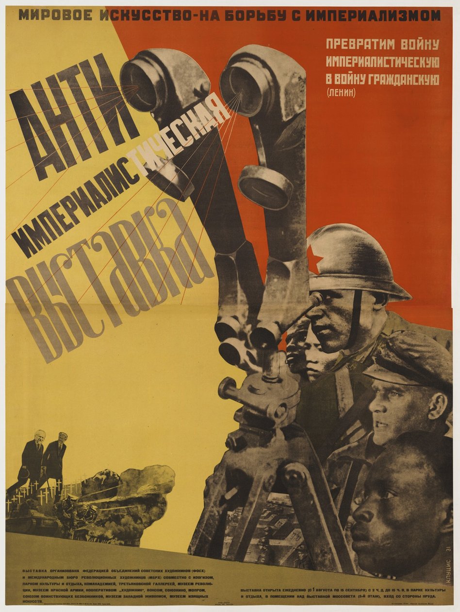 Exposição Antiimperialista, 1931. de Gustav Klutsis