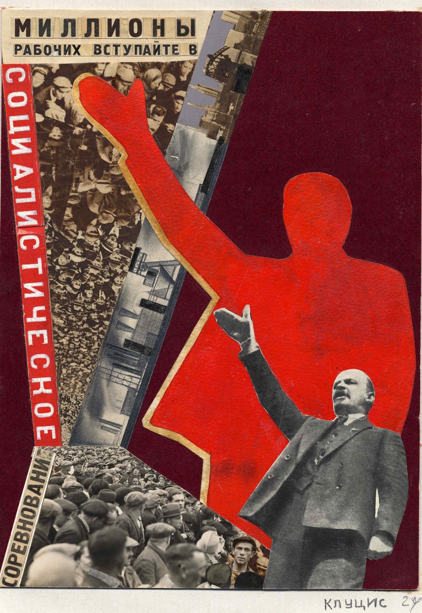 Milhões de trabalhadores! Junte-se à competição socialista! , ca 1927. de Gustav Klutsis