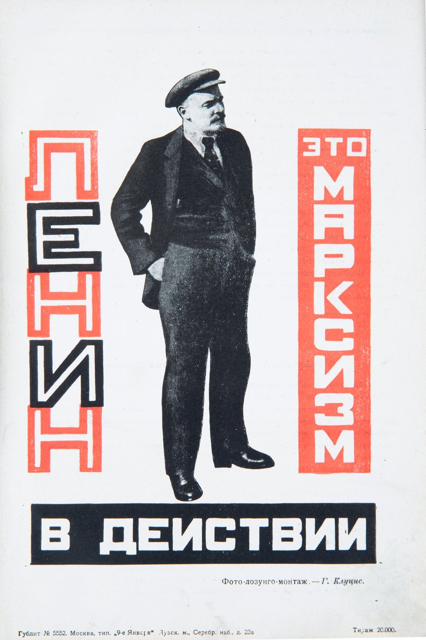 Vladimir Lenin, ca 1934. de Gustav Klutsis