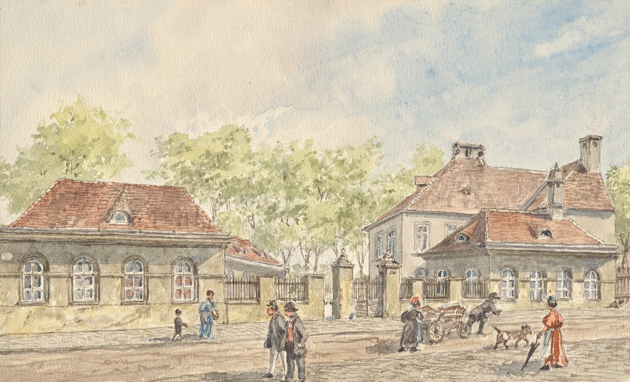 A Hohlweggasse em Viena-Landstraße de Gustav Korompay