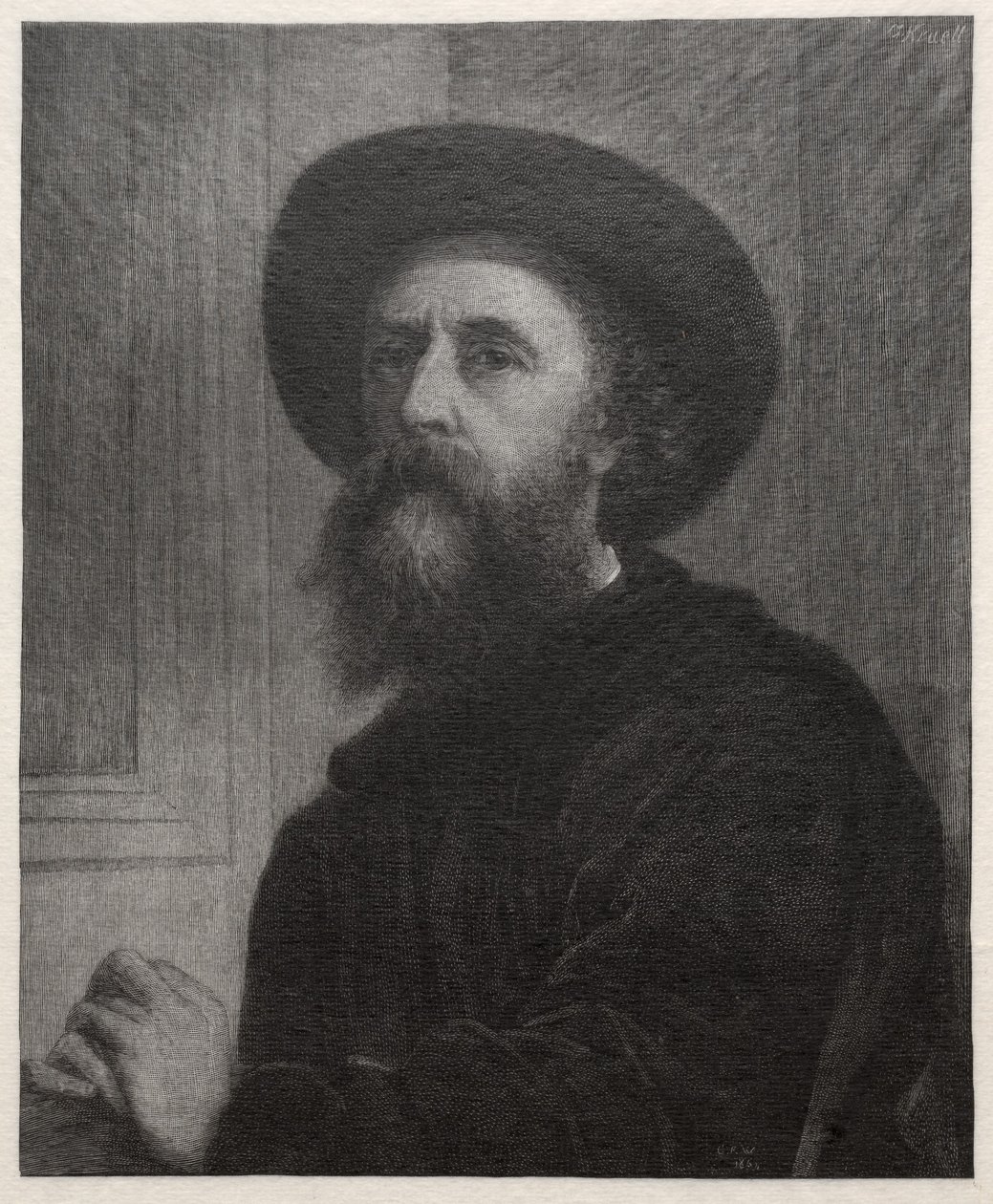 George Frederick Watts, 1887. de Gustav Kruell