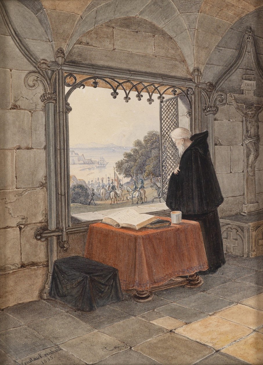 Cruzado e Monge de Gustav Reinhold
