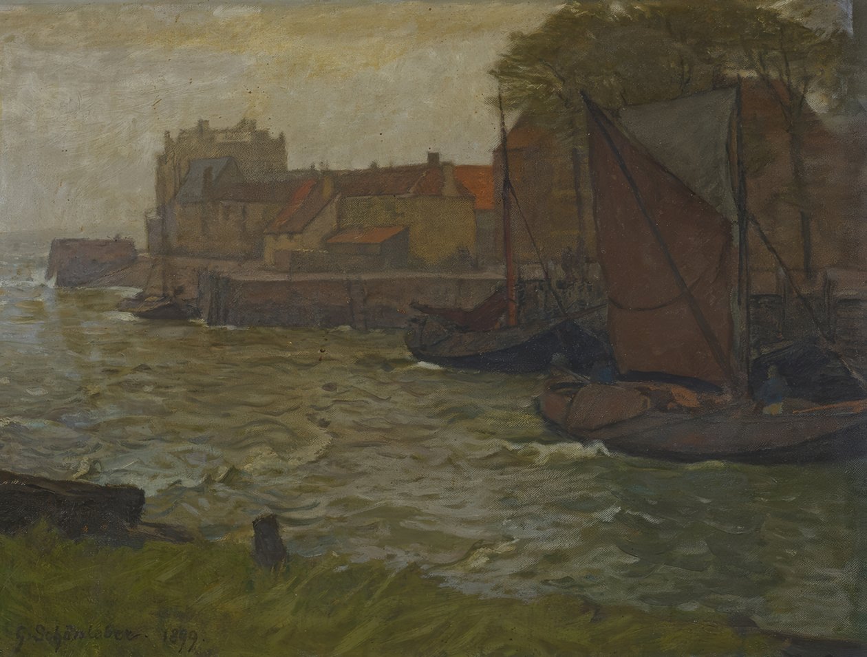 No porto de Veere de Gustav Schönleber