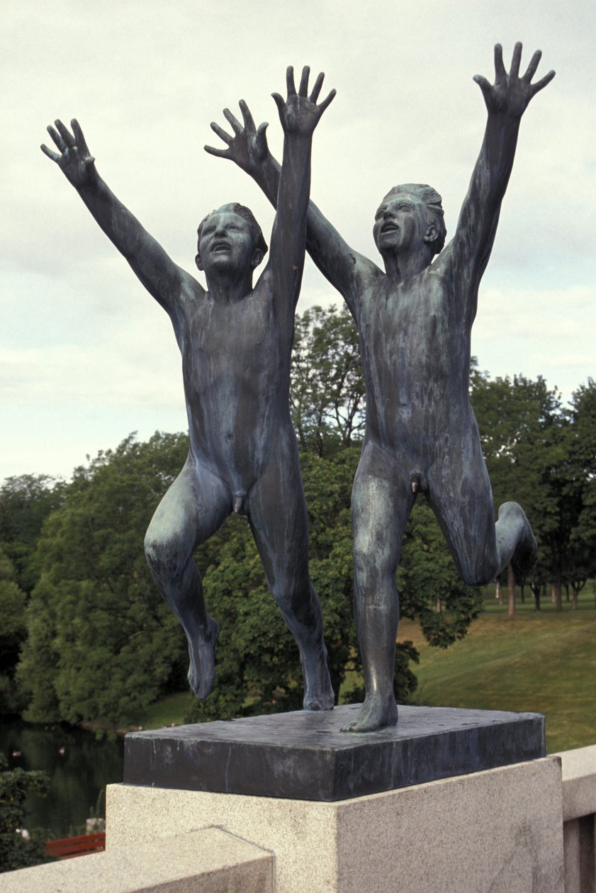 escultura, Frognerparken, Oslo, Noruega, Europa de Gustav Vigeland