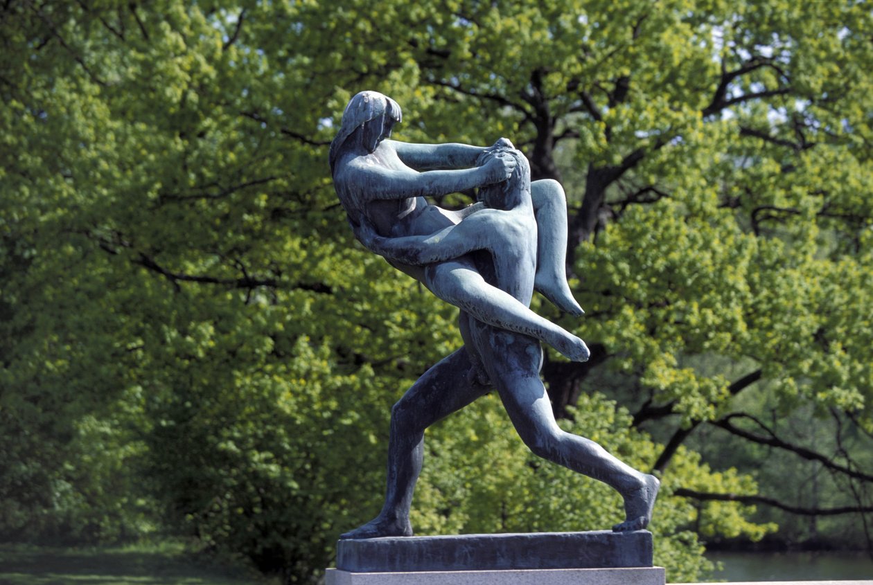 escultura, Frognerparken, Oslo, Noruega, Europa de Gustav Vigeland