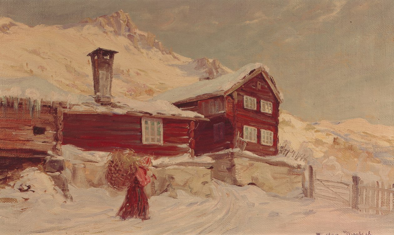 Da Fazenda Sandbu (óleo sobre tela) de Gustav Wentzel