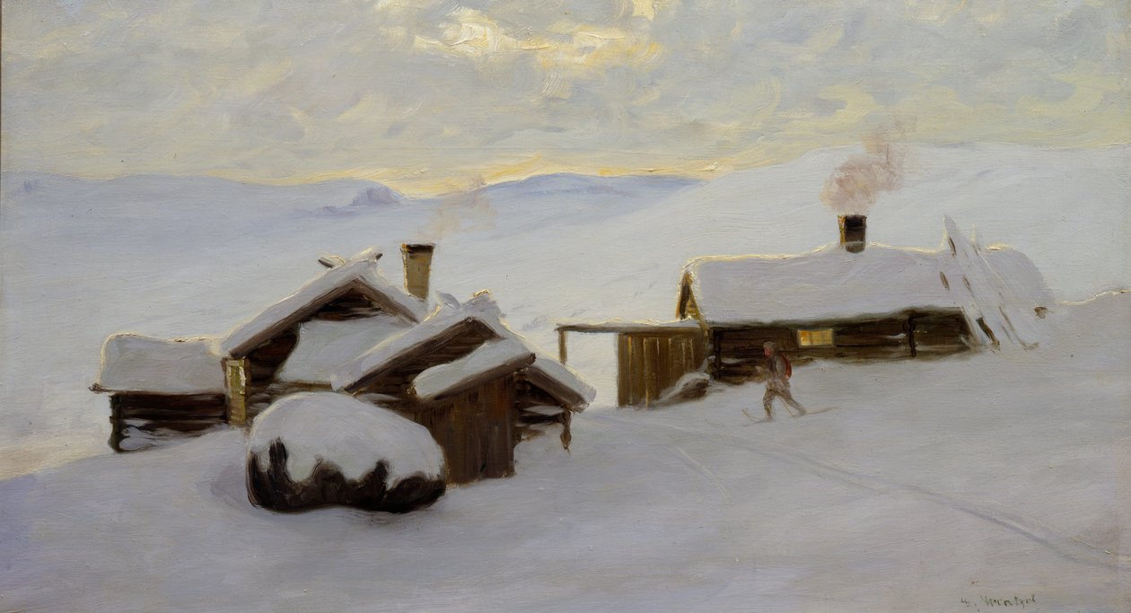 Sjodalen (petróleo sobre tela) de Gustav Wentzel