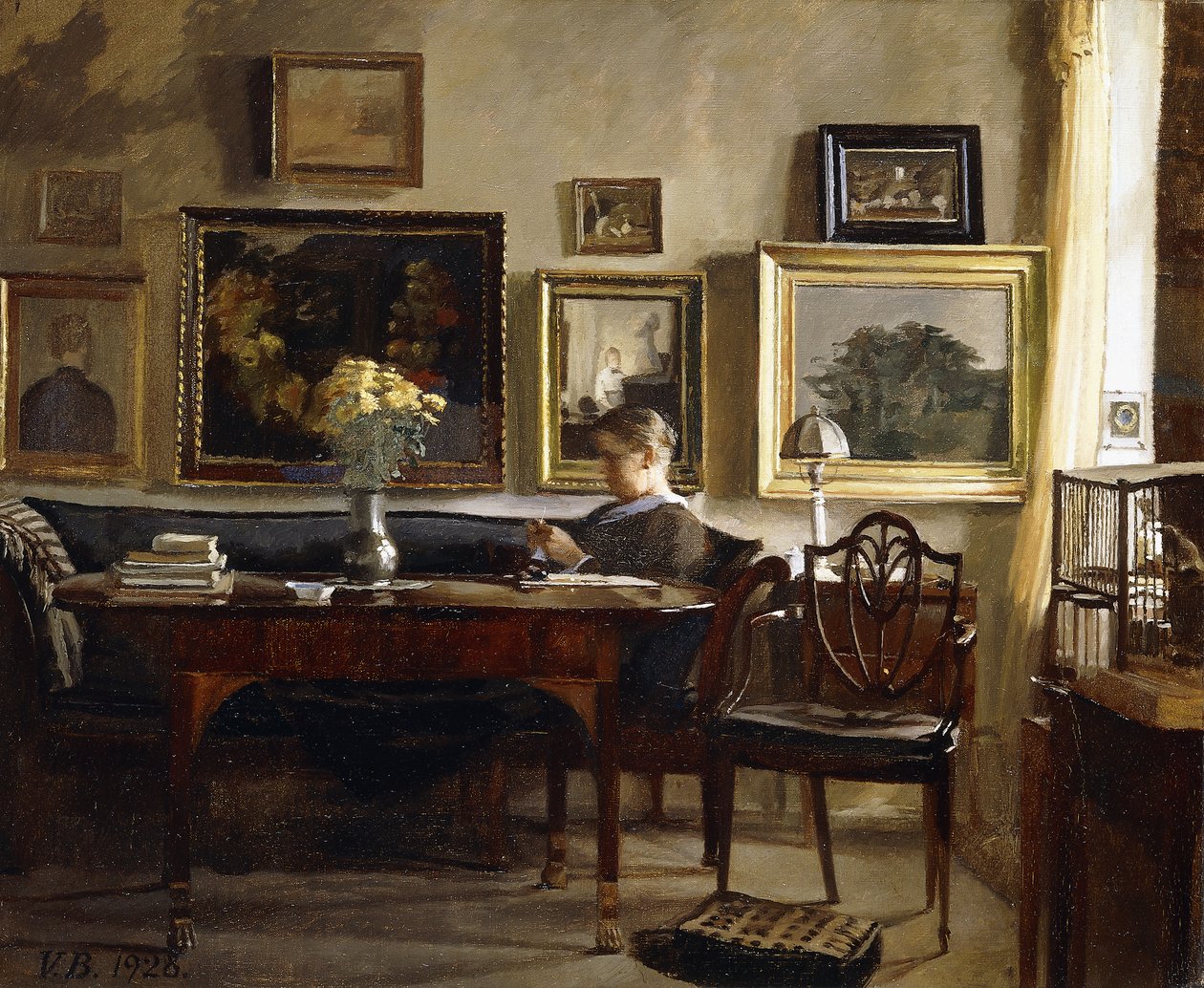 Um momento relaxante de Gustav Wilhelm Blom