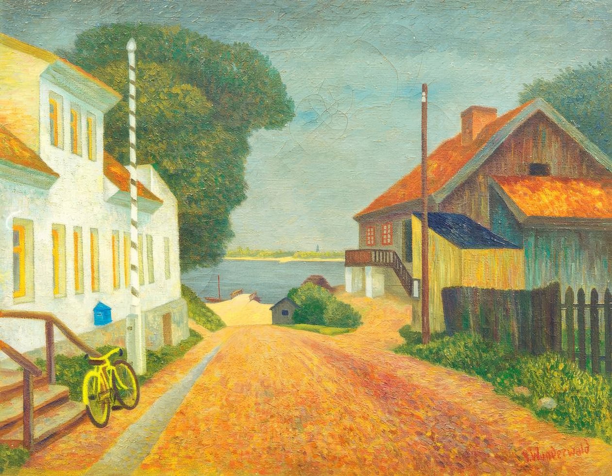 Estância aduaneira de Memel de Gustav Wunderwald