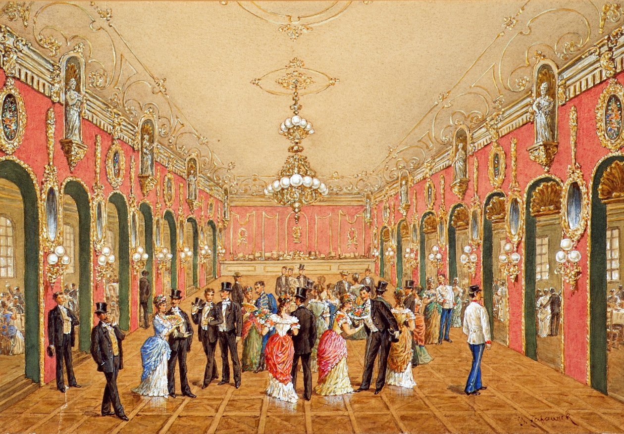 O Coliseu Schöndorf (Bola no Coliseu de Schwender) de Gustav Zafaurek