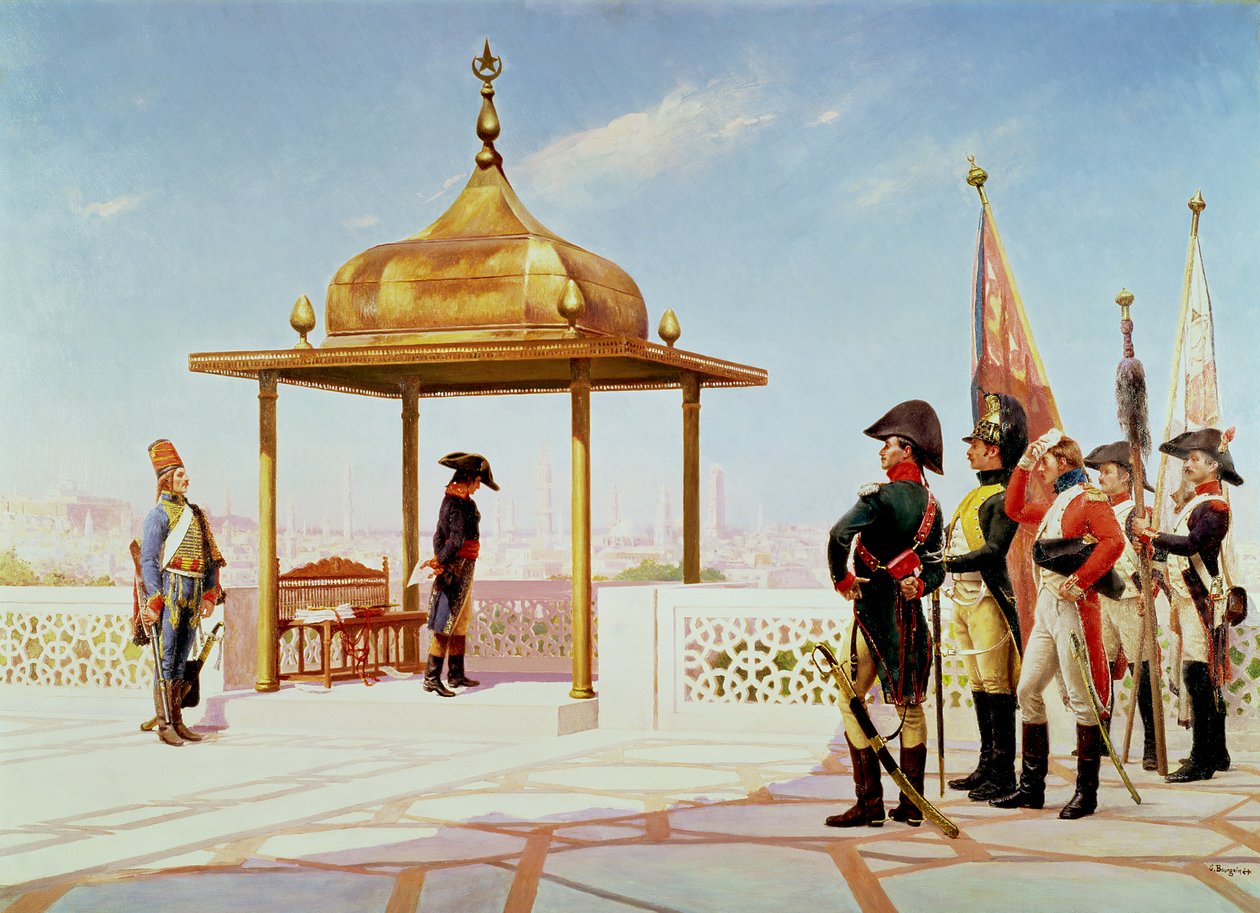 Napoleão no Cairo, 1798 de Gustave Bourgain