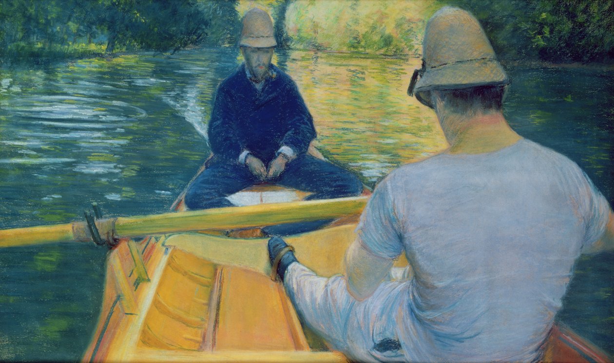 Velejadores no Yerres de Gustave Caillebotte