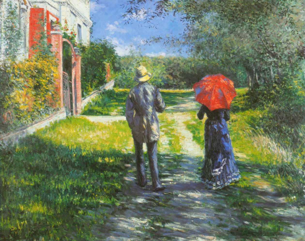 Caminho para cima de Gustave Caillebotte