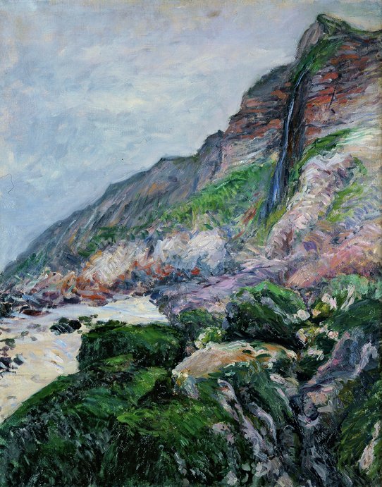 Penhascos na Normandia de Gustave Caillebotte