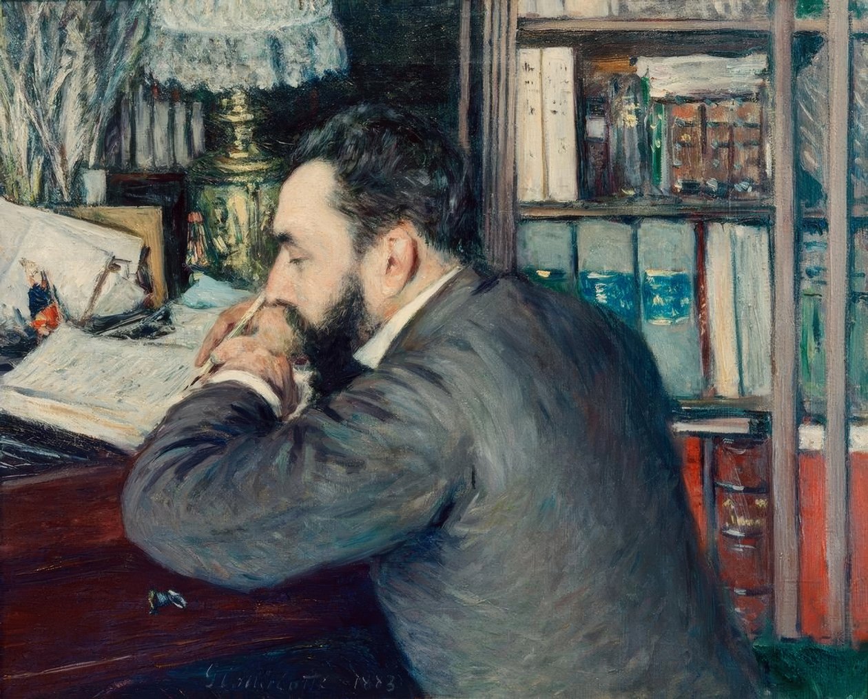 Henri Cordier de Gustave Caillebotte