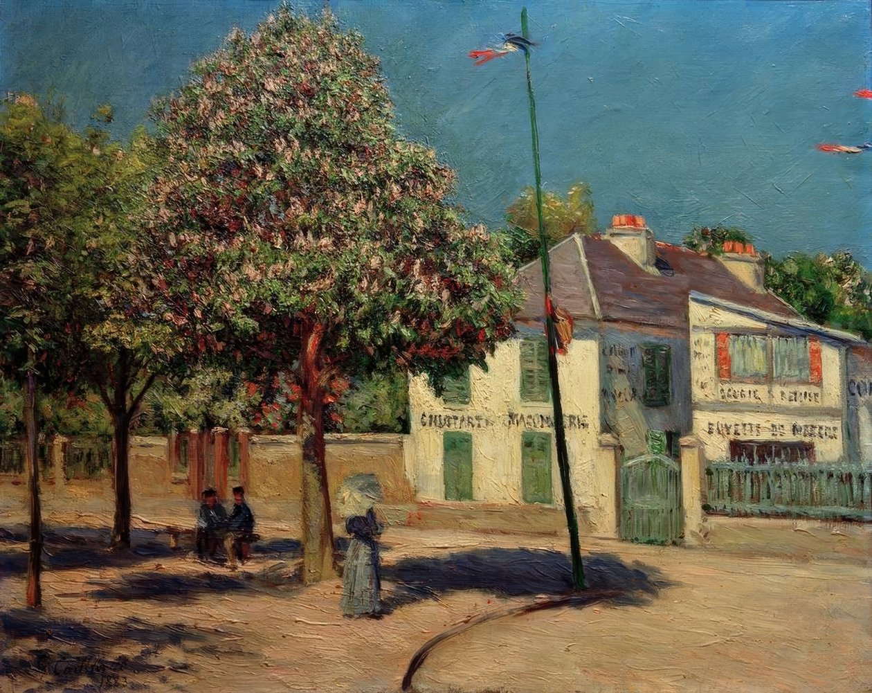 A caminhada até Argenteuil de Gustave Caillebotte