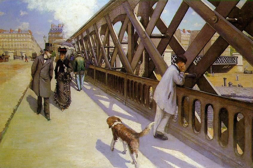 A ponte da europa de Gustave Caillebotte