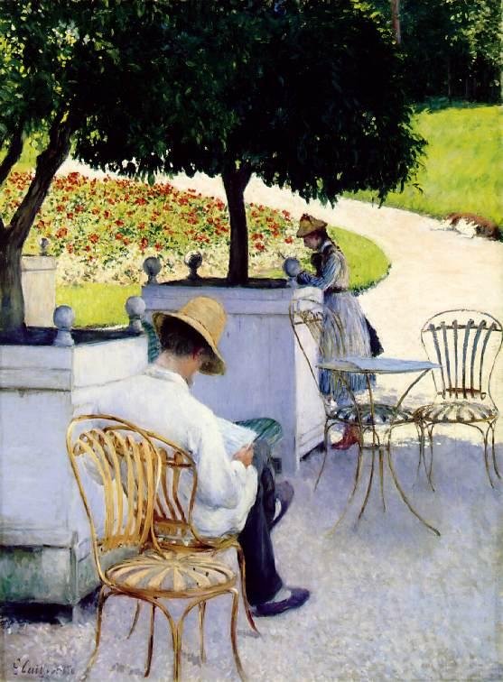As laranjeiras de Gustave Caillebotte