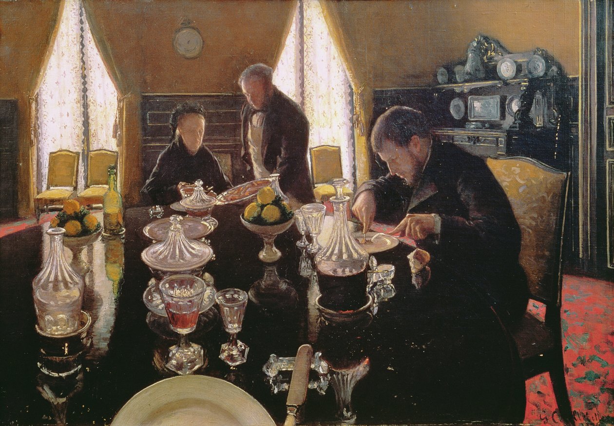 Almoço de 1876 de Gustave Caillebotte