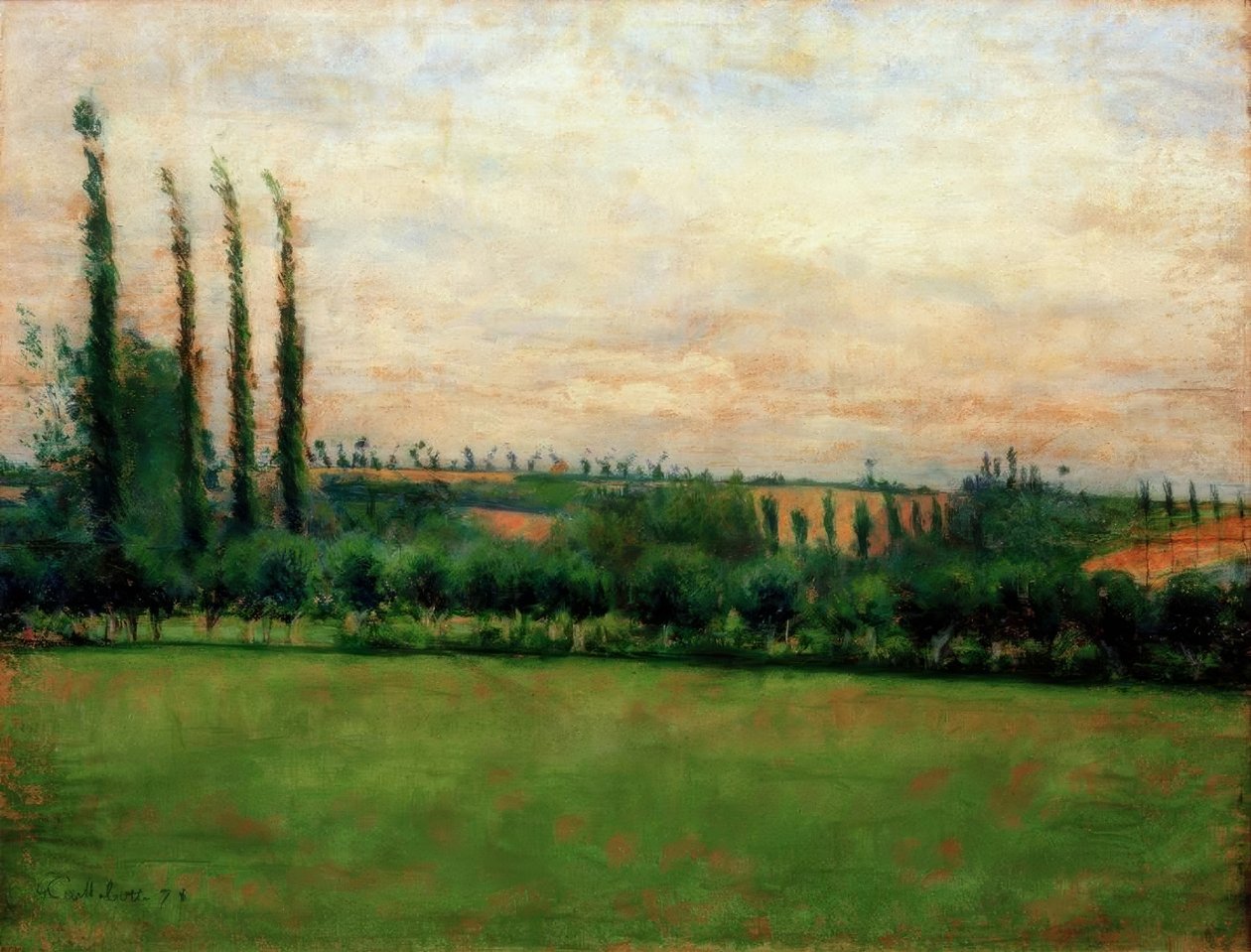 Pradaria de Gustave Caillebotte