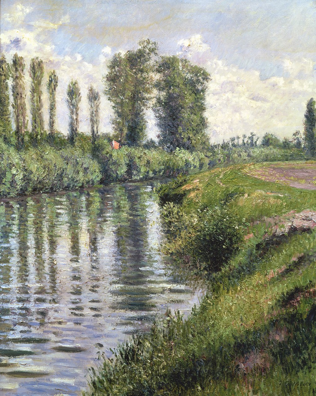 Pequeno ramo do Sena em Argenteuil de Gustave Caillebotte