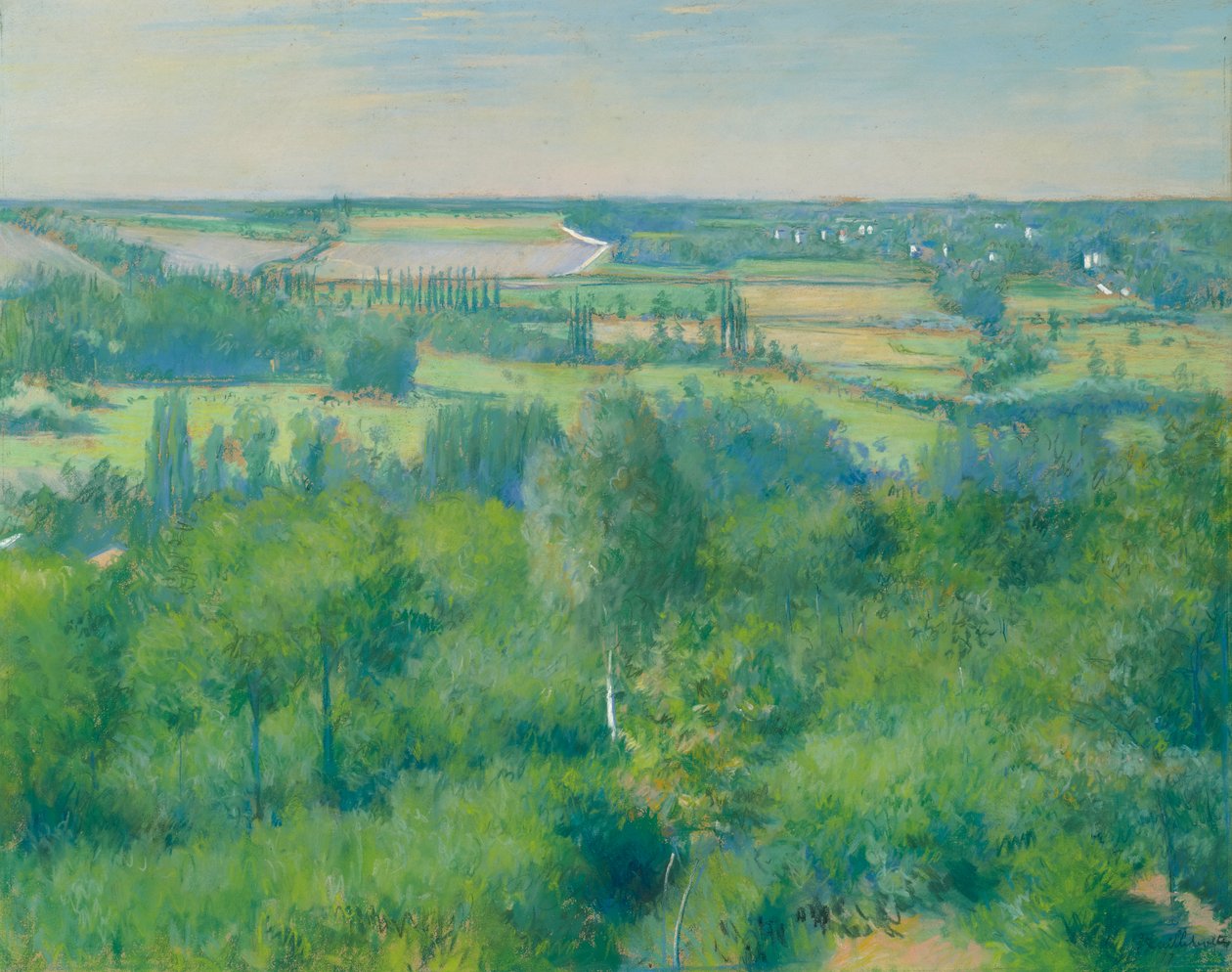 Vale de Yerres de Gustave Caillebotte
