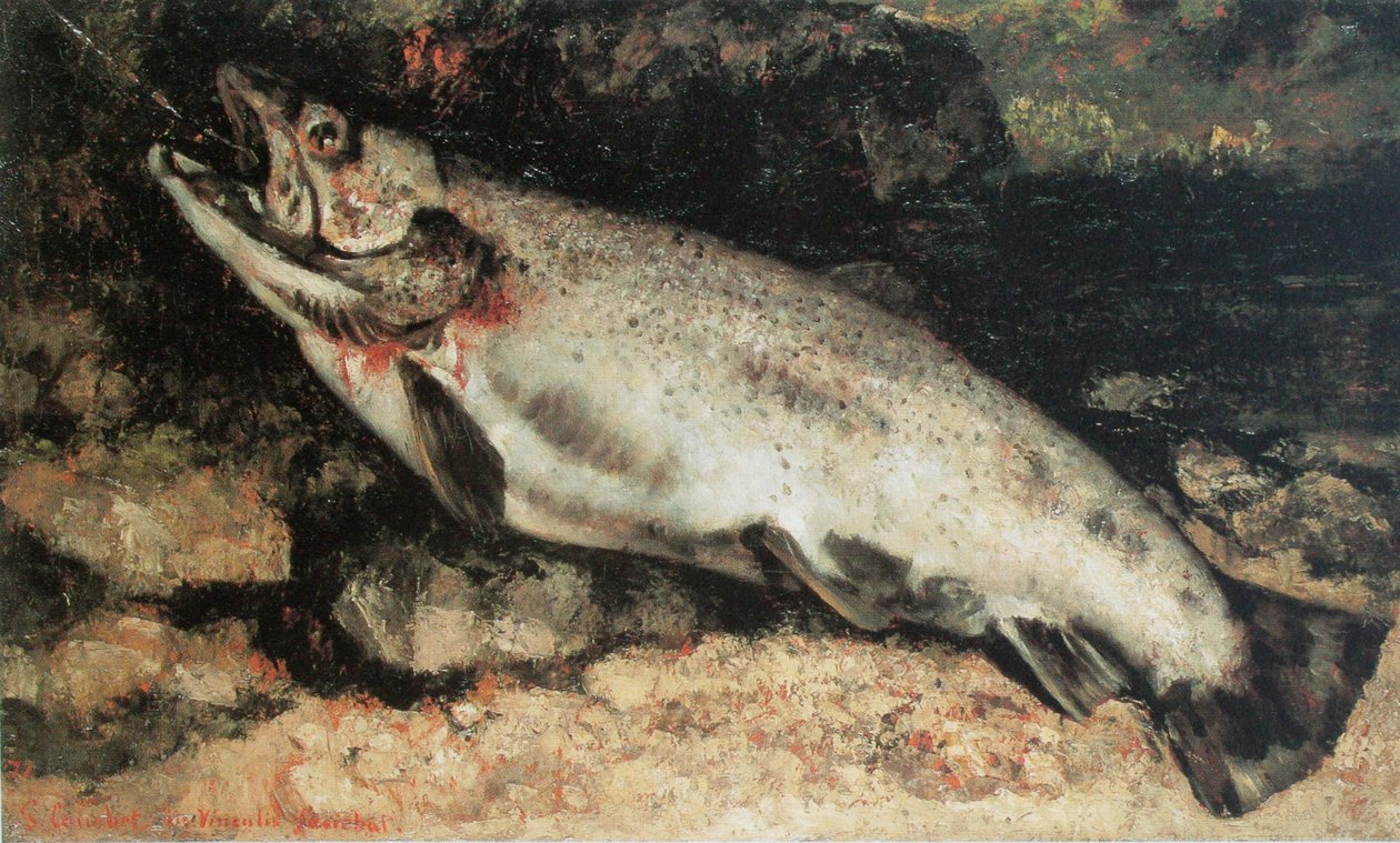 A truta de Gustave Courbet