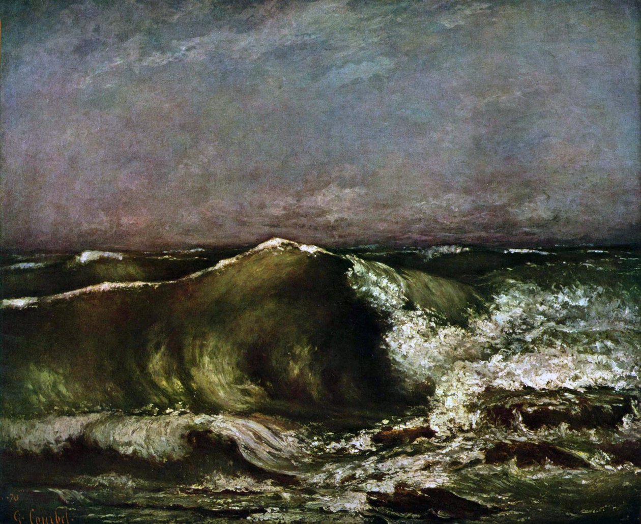 A onda de Gustave Courbet