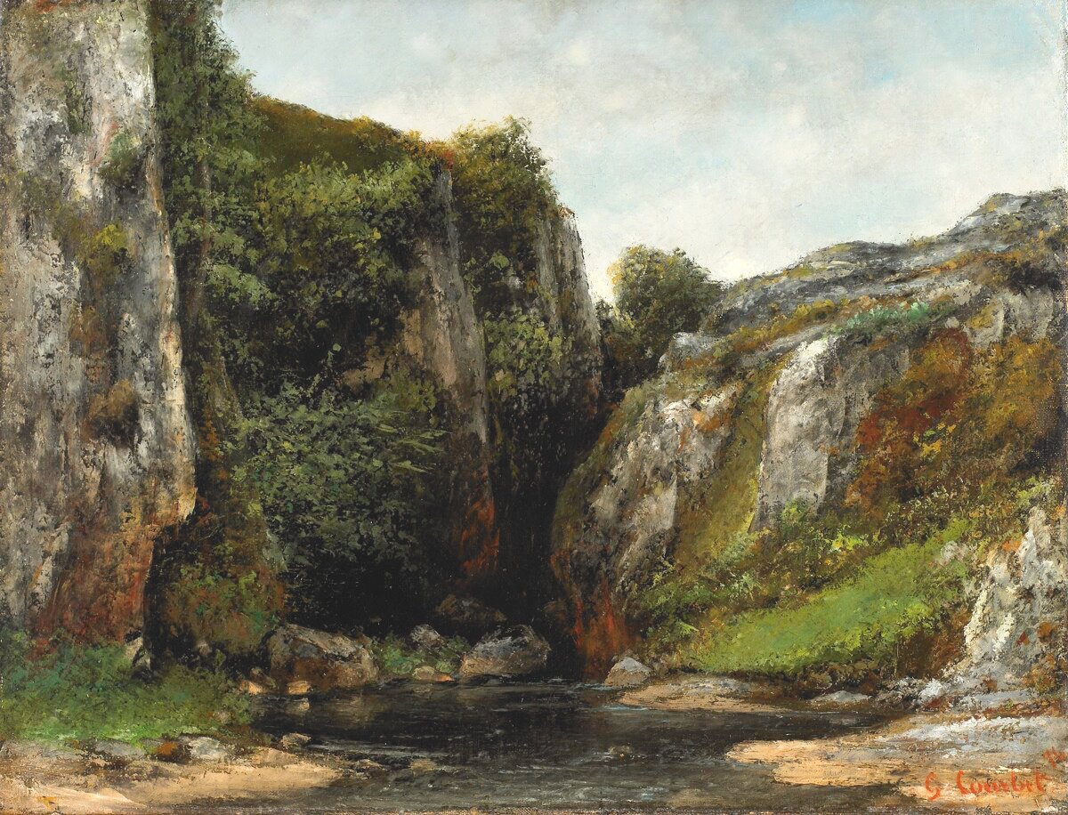 Entrada dun deu de Gustave Courbet
