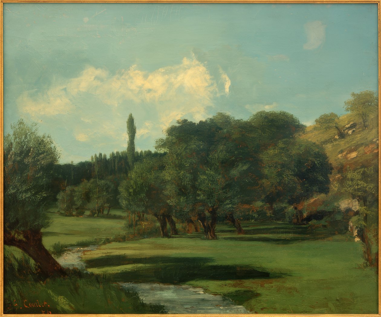Bretão no departamento de Indre de Gustave Courbet