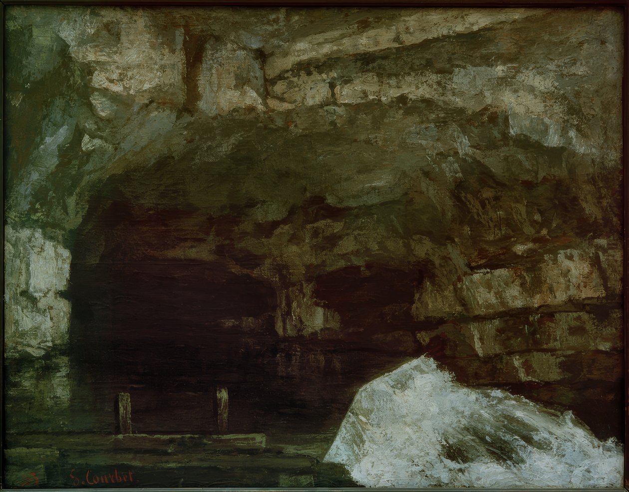 A fonte do Loue de Gustave Courbet