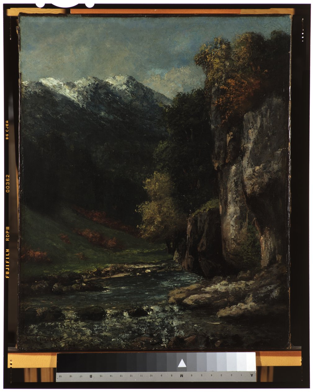Paisagem, c.1874-77 de Gustave Courbet