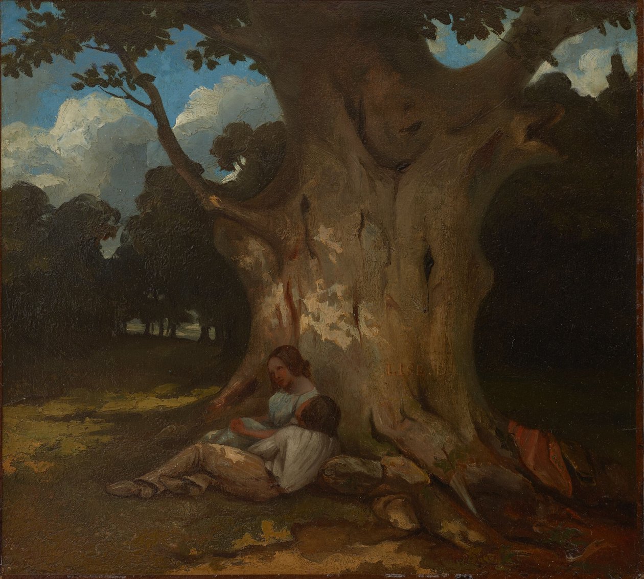 O grande carvalho de Gustave Courbet