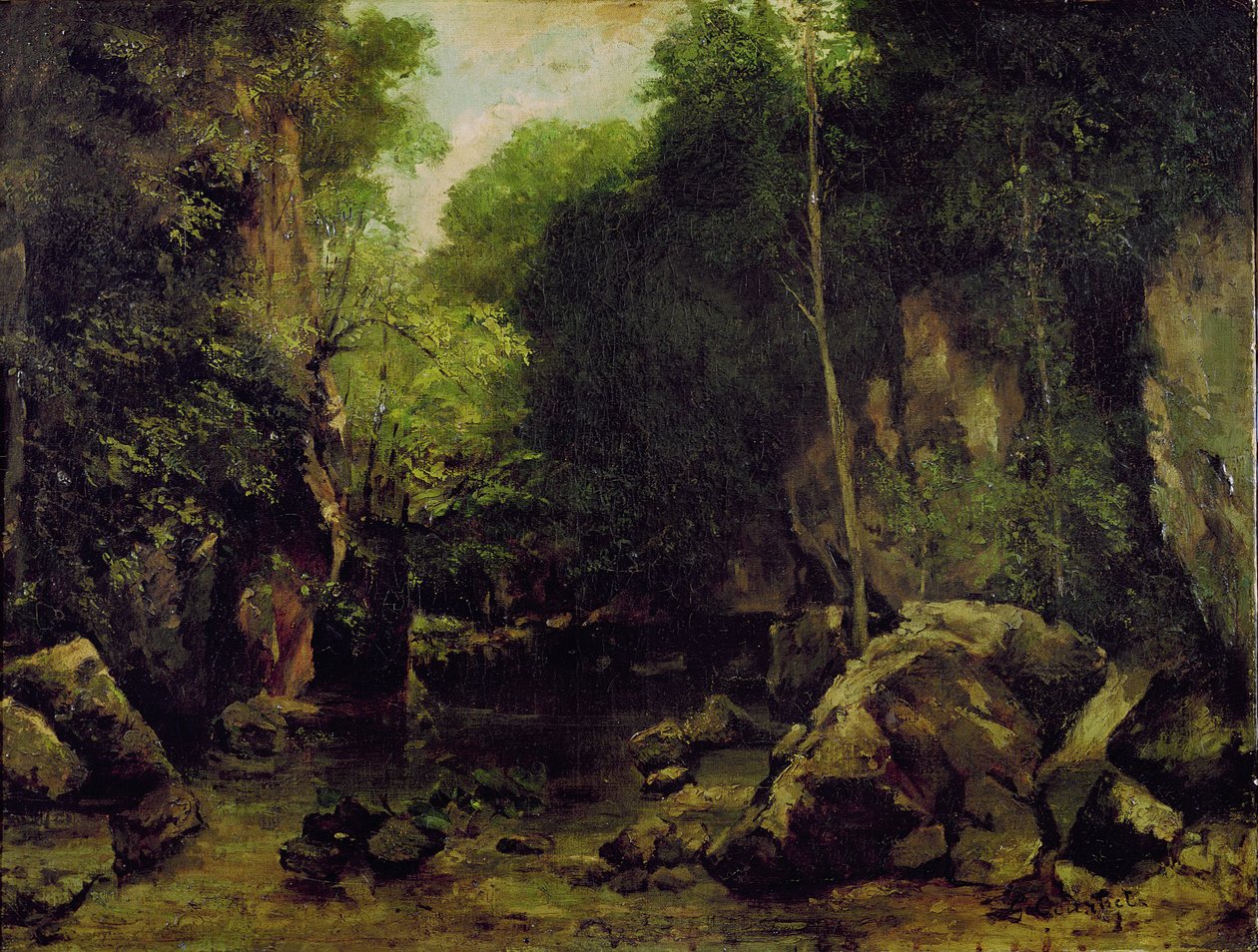 O bem preto, Doubs de Gustave Courbet