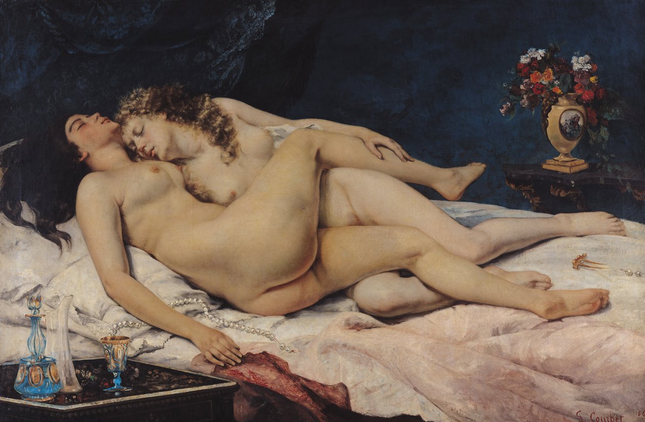 O sono, 1866 de Gustave Courbet