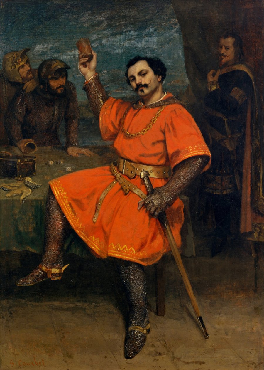 Louis Guéymard como Robert o diabo de Gustave Courbet