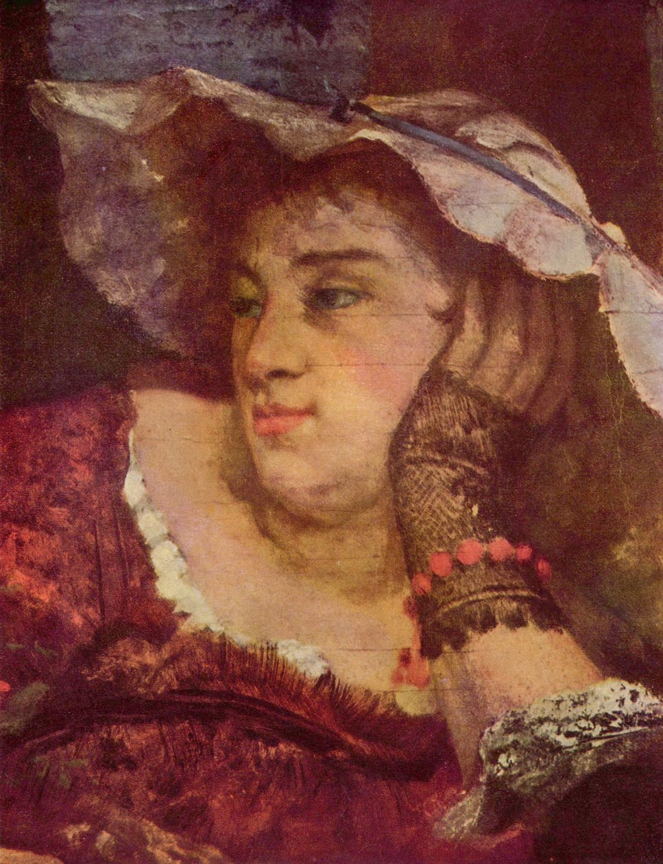 Menina no rio Sena de Gustave Courbet