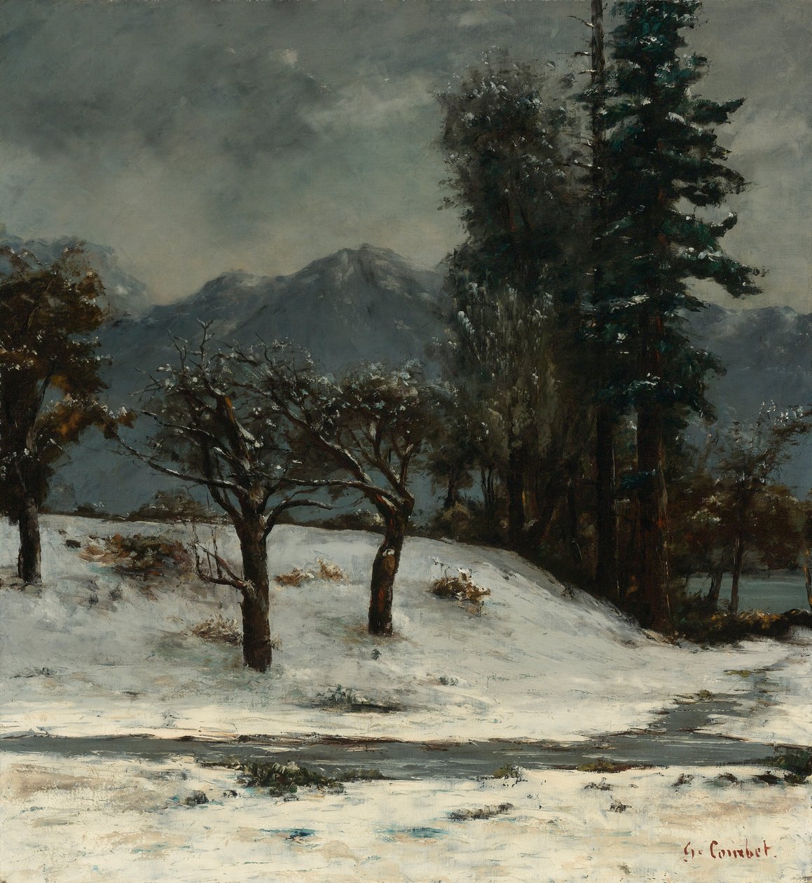 neve de Gustave Courbet