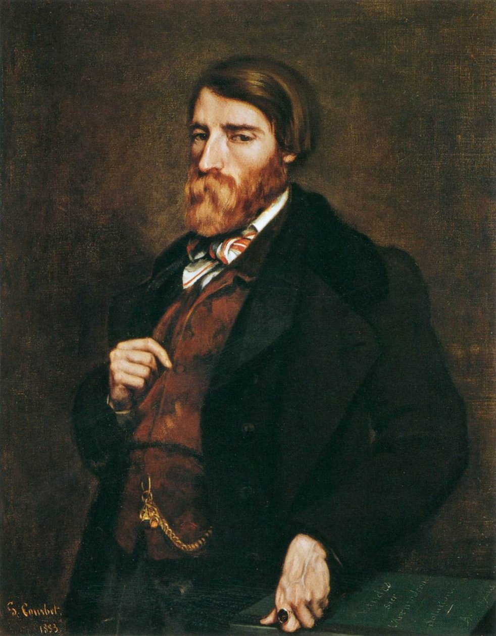 Retrato de Alfred Bruyas de Gustave Courbet