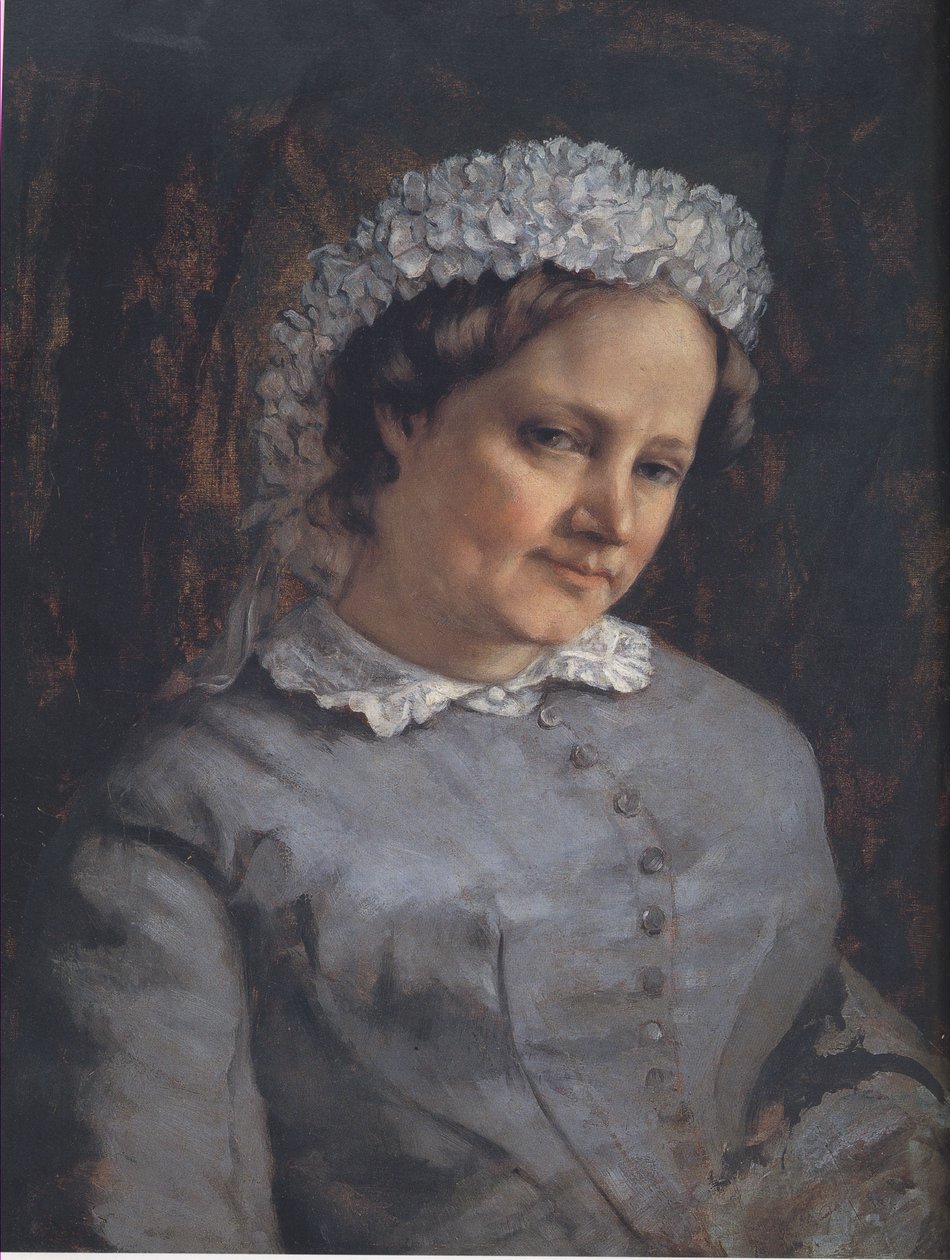 Retrato de Madame Proudhon de Gustave Courbet