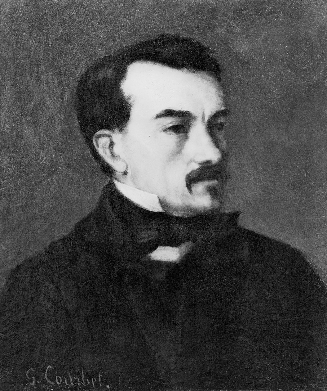 Retrato de um homem de Gustave Courbet
