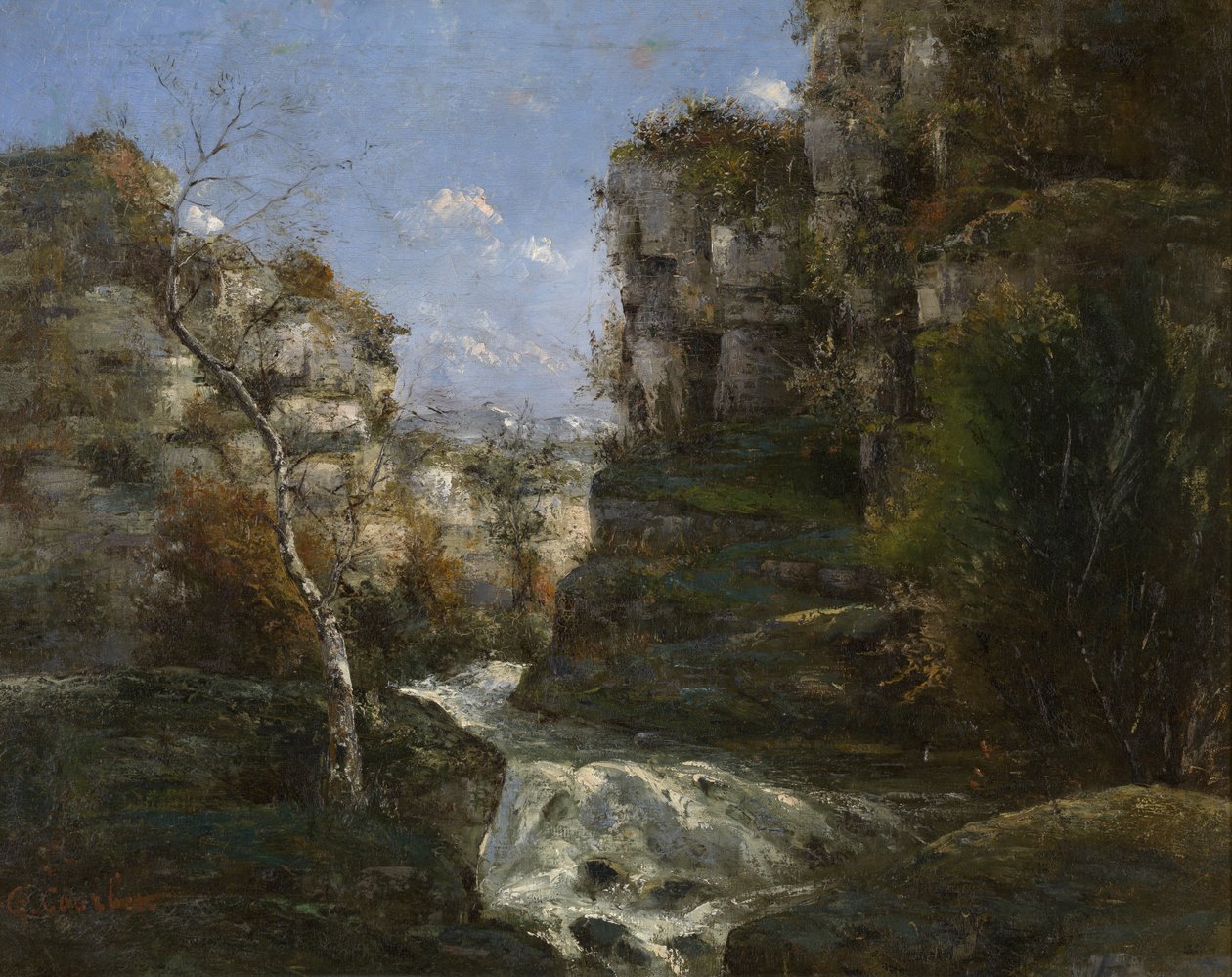 Rochas perto de Ornans de Gustave Courbet