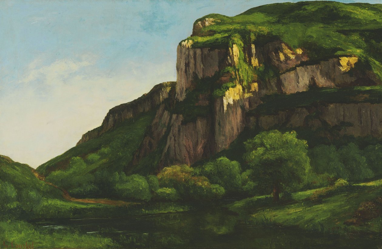 Rochas no Mouthier de Gustave Courbet