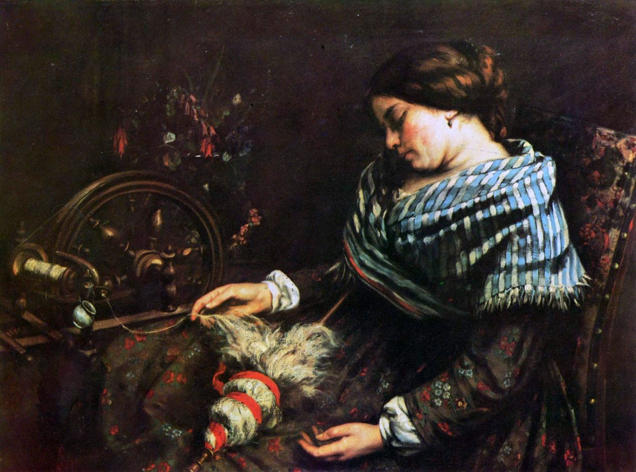 Girador de dormir de Gustave Courbet